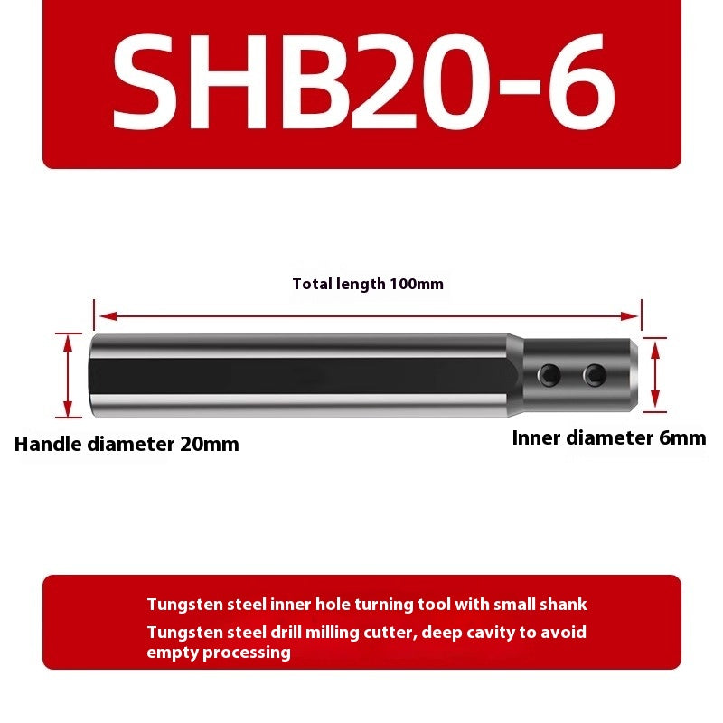 2089- CNC lathe small hole knife set SHB-25 small diameter tool holder inner hole jacket round handle CNC lathe D20 reducer sleeve Shandong Denso Pricision Tools Co.,Ltd.